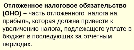 Отложенные налоговые обязательства Отложенные налоговые обязательства
