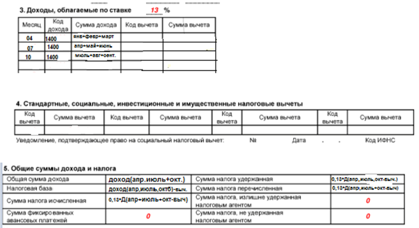пример заполнения справки 2-НДФЛ пример заполнения справки 2-НДФЛ